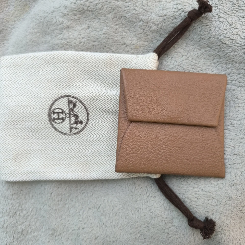 Hermès Bastia Change Purse In Quebracho Chevre Mysore Goatskin - Picture 7 of 17